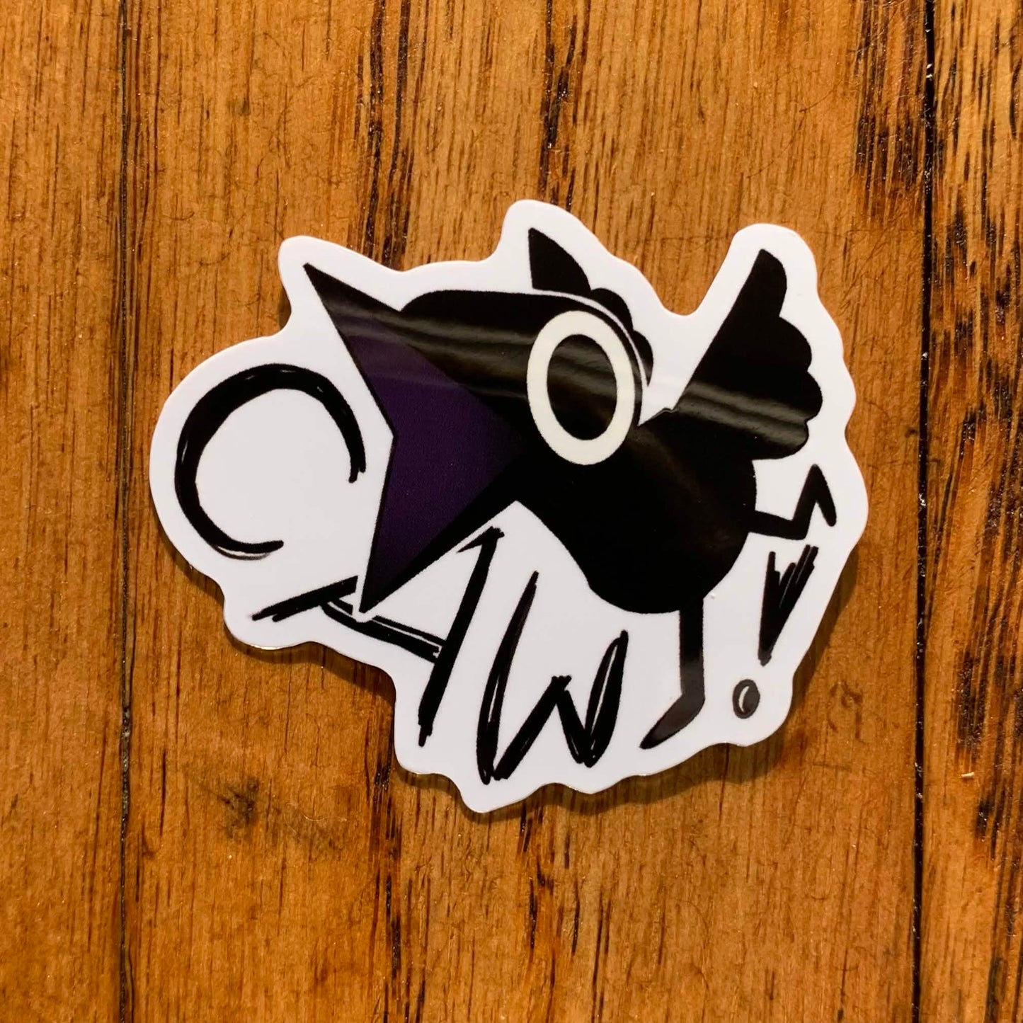 Screaming Monument Valley Crow Sticker