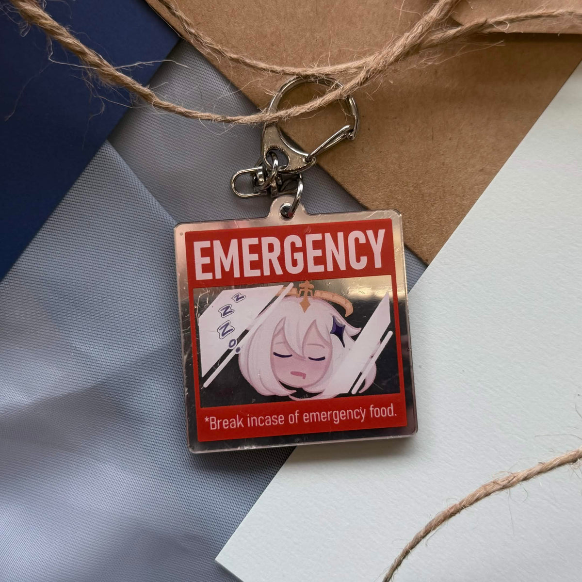 Emergency Food Keychain